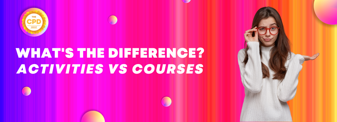 What's the difference between an activity and a course?